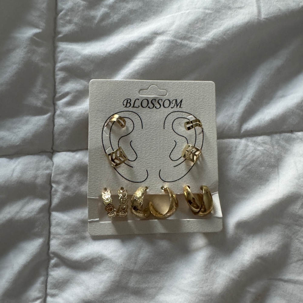 Source Unknown Gold Earring Collection